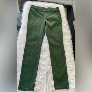 Lauren Conrad Olive Green Stretch Skinny Jeans Size 6